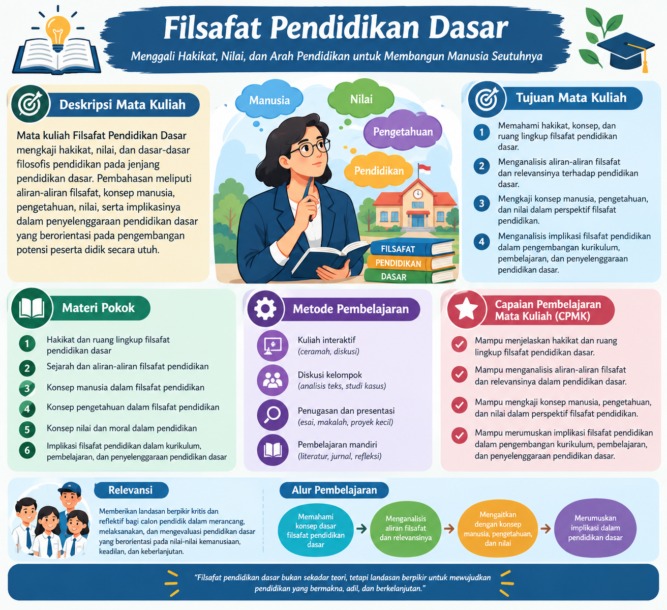 FILSAFAT PENDIDIKAN DASAR (MPD01D) Ganjil 2026/2027